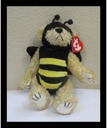 Ty Attic Treasures BeeZee Jointed Teddy Bear 8-1/2&quot; NEW - $13.50 CAD