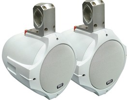 Pyle Marine 8&quot; 2-Way Wakeboard Speaker (White) - Pair - $174.04