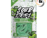 6x Bags Sour Strips New Green Apple Flavored Candy | 3.4oz | Fast Shipping - £25.67 GBP