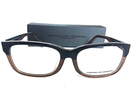 New PORSCHE DESIGN P8707 P 8707 C 54mm Rx Black Brown Men&#39;s Eyeglasses Frame  - £151.84 GBP