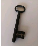 Black Cast Iron Skeleton Key 7.5&quot; Long Unique Decorative - $204.64 MXN