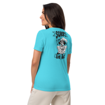 Womens relaxed v neck t shirt turquoise back 6880aa70ca832 thumb200