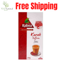 Rabea Karak Tea 3 In 1 Saffron 20 Gram 10 Pieces شاي كرك بالزعفران - £18.15 GBP