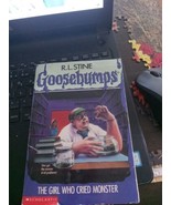 R.l Stine Goosebumps #8 The Girl Who Cried Monster - £2.90 GBP