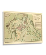 1776 A Plan of Boston and Its Environs Map Wall Art Print Poster - £31.87 GBP+