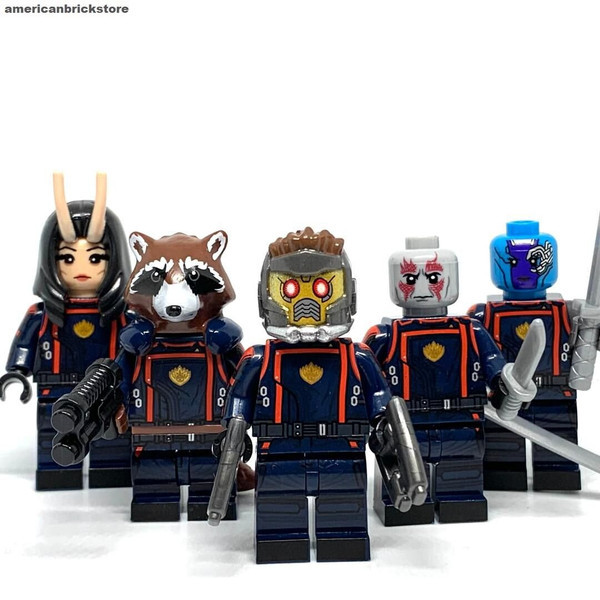 Guardians Of The Galaxy Marvel Avengers s Starlord Custom Minifigures - $44.45