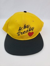 Vintage Achy Breaky Heart yellow snapback hat Billy Ray Cyrus song Nissi... - $23.75