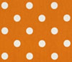 TABLE RUNNER Polka Dot White on sweet potato Orange Wedding Bridal Home ... - $19.00