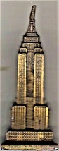 Empire State Building Souvenir Vintage  Copper Color Vintage 3&quot; tall - £7.19 GBP