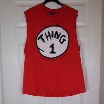 Universal Studios Thing 1 Dr Seuss Tank Shirt L Red Islands of Adventure... - $19.95