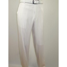 Men Silversilk 2pc Walking Leisure Matching Suit Italian Woven Knits 71003 White image 8