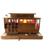 Vintage Powell &amp; Mason Street Cable Car Wooden Lamp Works, READ - $68.28 CAD