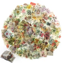 400 Pcs Scrapbook Paper Vintage Decorative Flowers Scrapbooking Supplies... - $14.99