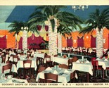 Vtg Linen Postcard Easton Pennsylvania PA Coconut Grove of Forks Tavern ... - £3.08 GBP