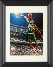 Shawn Kemp signed Seattle SuperSonics NBA 8X10 Photo Custom Framing- JSA Witness - £99.06 GBP