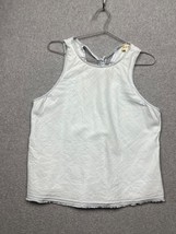 Cloth &amp; Stone Chambray Sleeveless Tank Top Womens Size M Light wash Minimalist - £21.57 GBP