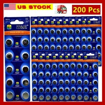 200X LR44 AG13 L1154F 157 357A A76 Alkaline Button Cell Battery Watch Calculator - £17.02 GBP