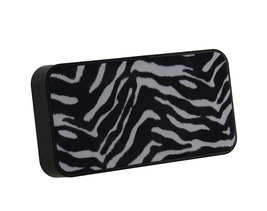 Scratch &amp; Dent Mini Portable Plug and Play Speaker with Kickstand - Zebra - £11.42 GBP