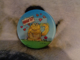 Hugs $1 Everything Else is Negotiable Lenticular Pinback Button 2 1/8&quot; - £7.75 GBP