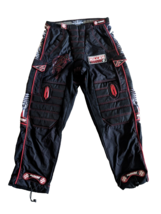 Vintage Contract Killer Paintball Pants CK Fight Life Red Padded Bottoms... - $56.98