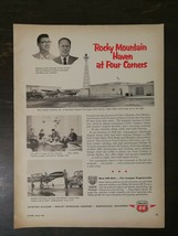 Vintage 1961 Phillips 66 Four Corners Aviation Full Page Original Ad - $6.64