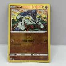 Pokemon TCG Sword &amp; Shield: Brilliant Stars Sawk 081/172 Reverse Holo - £1.54 GBP