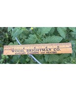 Wood, Brightman Co. Sanitary Plumbing Heating Sheet Metal Advertising 6&quot;... - $23.52