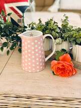 Krasilnikoff Happy Porcelain Pink Jug, - $46.15 Krasilnikoff Happy Porcelain Pink Jug, - $46.15