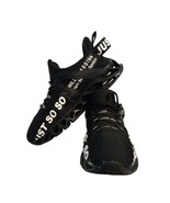 Men&#39;s Boys Blade Shoes Black Cushioned Soft Sole Non-Slip Sports Sneaker... - £17.12 GBP