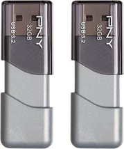 32GB Elite Turbo Attach 3 USB 3.2 Flash Drive 2 Pack - $25.82