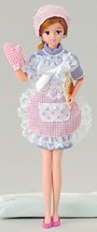 TOMY Mom Ware Set Apron of Licca-chan Rika -chan - £29.11 GBP