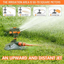 Automatic Rotating Garden Lawn Sprinkler,360 Degree,Rotating Yard,Large Area Cov - £7.10 GBP+