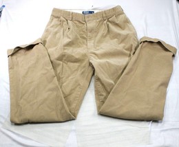 Polo Ralph Lauren Mens Beige Corduroy Pants Size 34/32 100% Cotton - $19.25