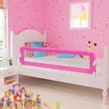 Toddler Safety Bed Rail 150 x 42 cm Pink - £20.85 GBP