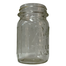 Ball Perfect Mason Pint Jar Clear Glass Vintage No 10 In Very Nice Condition - £7.84 GBP