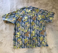 Jimmy Buffet Margaritaville Hawaiian Shirt Button Up Short Sleeve Men&#39;s ... - £16.21 GBP
