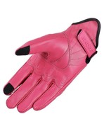 Guantes Moto Pantalla Táctil Mujer Cuero Rosa Bicicleta Eléctrica Ciclis... - £24.50 GBP