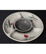 Vintage LANE 3060 12” Divided Nut Relish Veggie Snack Tray CALIFORNIA PO... - $21.02 CAD
