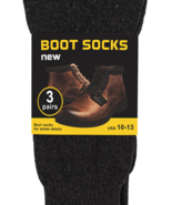 Mens All Season Work Boot Sock 3 Pair Value Pack - $9.89