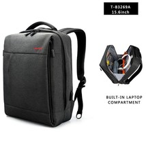 Brand Slim Backpack USB charging Men 14 15.6 inch Laptop Backpack Women Splashpr - £75.14 GBP