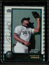 Vintage 1998 Bowman Chrome Refractor Baseball Card #144 Derrick Gibson Rockies - £11.56 GBP