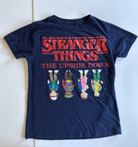 Stranger Things The Upside Down 8 Bit Pixels Youth Kids T-Shirt Netflix Size M - $7.69