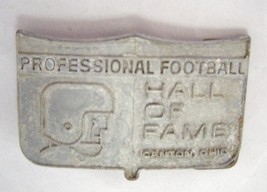  Vintage Professional Football Hall of Fame Belt Buckle Canton Ohio - £10.24 GBP