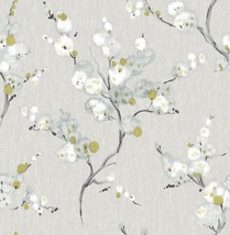 Grey Mirei Peel And Stick Wallpaper, Nuwallpaper Nu2679 - £32.43 GBP