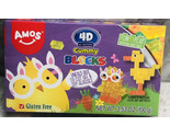 Amos 4D Gluten Free Gummy Blocks W/Real Fruit Juice 3.53oz/100gm - $7.80