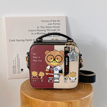  Cartoon Cute Small Square Bag 2023 Autumn Travel Good Bear All-Matching Women&#39;s - £51.89 GBP