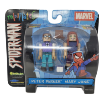 Marvel Spiderman Minimates 2003 SDCC Exclusive Peter Parker &amp; Mary Jane HTF - £8.76 GBP