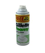 Vintage Gillette Lemon Lime Foamy Shaving Cream 11 oz 1990 USA New - $62.49 CAD
