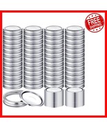 Durable 100 Pcs Regular Mouth Mason Jar Lids &amp; Rings - Airtight, Split D... - $49.57 CAD