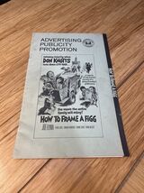 Vintage 1971 How To Frame a Figg Movie Film Cinema Press Kit Don Knotts KG - $34.65